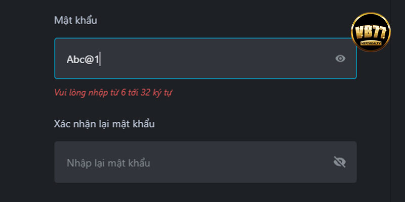 Lưu ý cần nắm khi đăng ký VB77
