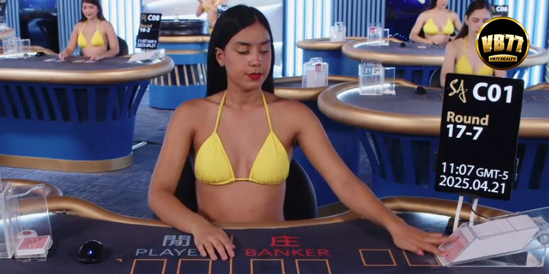Live casino có thể vừa chơi vừa ngắm gái xinh
